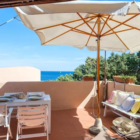 Cala Granu Vista Mare Private Parking And Pool פורטו צ'רבו